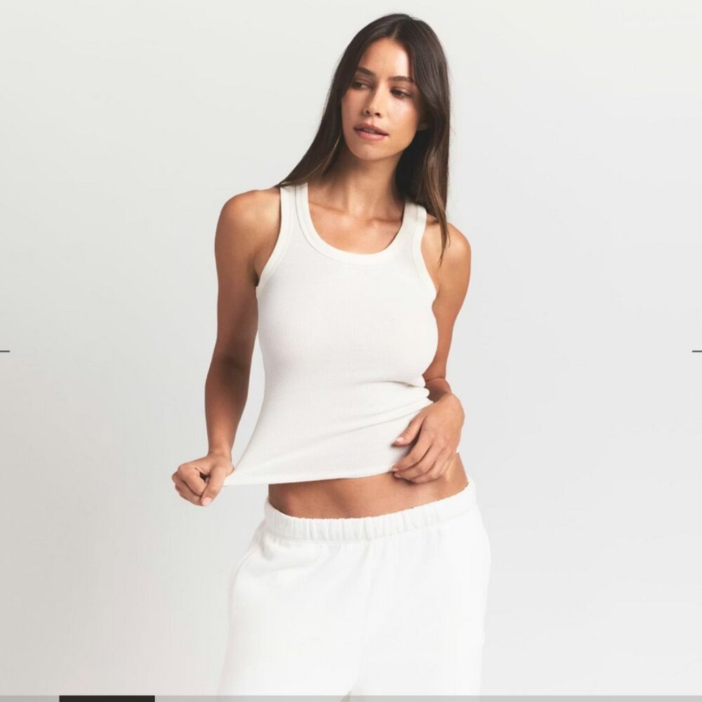SKIMS Cotton Jersey High Neck Tank
